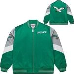Mitchell & Ness Throw it Back Heavyweight Vintage Satin Jacke (NFL) -...