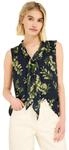 Street One Studio Damen 3413607 Blusentop aus Chiffon mit Schleife (1er Pack)