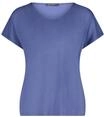Betty Barclay Damen Casual-Shirt mit V-Ausschnitt 36, Blau
