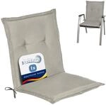Beautissu Niedriglehner Auflage Gartenstuhl 100x50x6 cm Loft NL - Sitzkissen