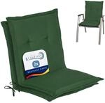 Beautissu 2er Set Niedriglehner Auflage Gartenstuhl 100x50x6 cm Loft NL -...