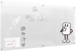 ALLboards Glasboard &ndash; Transparent 200&times;100 cm, Transparentes Whiteboard,...