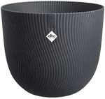 elho Sereh Rund 30cm Blumentopf - Anthracite | &empty; 29.5 x H 25.3 cm | f&uuml;r den Innen-