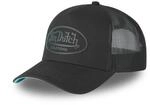 Von Dutch Trucker Cap 126, schwarz mit t&uuml;rkisfarbenem Revers, atmungsaktives...