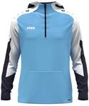 JAKO Unisex Zip-Hoodie Dynamic, SkyBlue/wei&szlig;/Marine, S