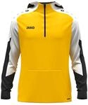 JAKO Unisex Zip-Hoodie Dynamic, gelb/wei&szlig;/schwarz, S