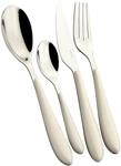 Bugatti GGAU-023F50 Gioia Tafelservice, SAN/Stahl, 22 x 8 x 30 cm, elfenbeinfarben,