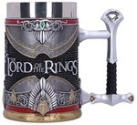 Nemesis Now Bierkrug, Deko Glas, Herr der Ringe, Aragorn, 15,5 cm, silberfarben,