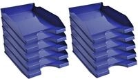 Exacompta 123104D 10er Pack Premium Briefablage Ecotray aus recyceltem Kunststoff DIN
