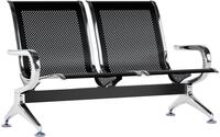 CLP Wartebank Airport, Sitzbank mit Metallgestell in Chromoptik, robuste...