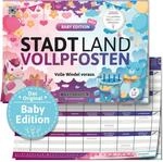 DENKRIESEN Stadt Land VOLLPFOSTEN Baby Edition | DIN A4 Spielblock | Ab 9 Jahren mit