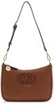 GUESS Schultertasche Isola Shoulder Bag Cognac braun