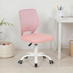 IDIMEX Schreibtischstuhl Jade h&ouml;henverstellbar, Pink &ndash; ergonomischer...