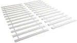 Homestyle4u Lattenrost 160 x 200 cm Rolllattenrost Kiefer Massivholz Rollrost 2...