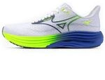 Mizuno Wave Rider 29 White/Estate Blue/Lightning Yellow - 13/48.5