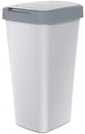 Keden Compacta Q M&uuml;lleimer mit Schwing- und Klappdeckel 25L Kunststoff...