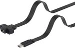 Renkforce USB-Kabel USB 3.2 Gen1 USB-C&reg; Stecker, USB-C&reg; Buchse 0.25 m Schwarz