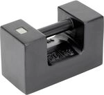 Kern Pr&uuml;fgewicht M3 20kg, Gusseisen, Schwarz