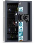 Profirst Schl&uuml;sseltresor LockGuard 50 Stahl Elektronikschloss LED Beleuchtung
