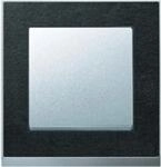 Merten M-Pure Decor-Rahmen, 4 Fach, Schiefer/Aluminium, MEG4040-3669