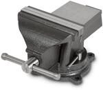 EBERTH Schraubstock aus Gusseisen mit Amboss, 150mm Backenbreite, 152mm...