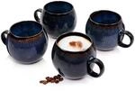 S&auml;nger | Cappuccino Tassen Set Tokio 4 tlg, Jumbotasse 4 Personen, Steingut...