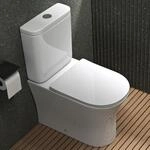 Mai & Mai Stand WC mit Sp&uuml;lkasten sp&uuml;lrandloses-WC bodenstehende-Toilette | aus