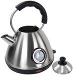 Syntrox Germany Edelstahl Wasserkocher mit Temperaturanzeige | Retro Marox, 1,7 Liter