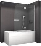 BERNSTEIN&reg; Badewannenaufsatz NT209 Duschwand f&uuml;r Badewanne, Faltwand f&uuml;r...