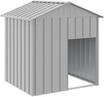vidaXL Hundeh&uuml;tte, Hundehaus mit Dach bequemem Eingang, Outdoor Hundek&auml;fig