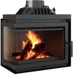Kratki Kamineinsatz Gusseisen 8kW &ndash; &Oslash;150mm &ndash; Links&ouml;ffnung &ndash; &Ouml;kodesign &ndash;