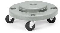 HENDI Wagen f&uuml;r Abfalleimer, rund, f&uuml;r HENDI Abfalleimer 691403, &oslash;400x(H)165mm,