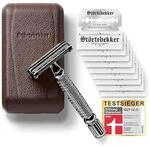 St&ouml;rtebekker&reg; Premium Rasierhobel Herren Hamburg - Rasierset mit 10 Rasierklingen &