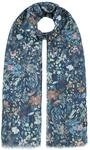 FRAAS Vealona Flowers Damenschal Schal Damen - mit Fransen Herbst-Winter Winter...