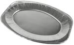PAPSTAR 10 Servierplatten, Alu oval 44,5 cm x 29,5 cm