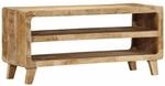 vidaXL TV-Schrank 105x46x32 cm Raues Massivholz Mango, TV-St&auml;nder, TV-Lowboard,
