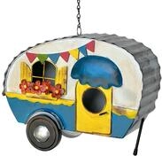 DanDiBo Vogelhaus zum Aufh&auml;ngen Metall Deko Wohnwagen Wetterfest 96254...