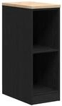 vidaXL Garagen-Aufbewahrungsschrank Schwarz Massivholz Kiefer, Schrank,