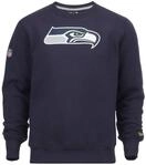 New Era - NFL Seattle Seahawks Team Logo Sweatshirt - Navy Gr&ouml;&szlig;e S