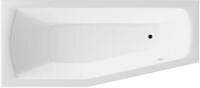 Aqualine OPAVA Badewanne 160x70x44cm, links, wei&szlig;