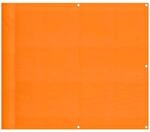 vidaXL Balkon-Sichtschutz Orange 90x700 cm 100% Polyester-Oxford,...