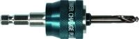 Bosch 2x EXPERT Power Change Plus Aufsteckhalter mit Zentrierbohrer (f&uuml;r Rohre...