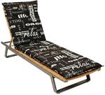 Spetebo Sonnenliegen Polsterauflage 190 x 60 cm - Lifestyle - Universal Kissen...