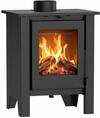 NEMAXX&reg; H8 Bel&uuml;fteter Holzofen Kaminofen Schwarz 7,6 kW 50&ndash;90 m&sup2; &ndash;
