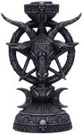 Nemesis Now Baphomet None Kerzenst&auml;nder Standard Polyresin Geschenke, Gothic,