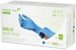 Medi-Inn+ Nitril blue plus Einmalhandschuhe, Gr. XXL, 1 x 100 St&uuml;ck, blau,...