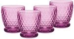 Villeroy & Boch Boston Berry Becher 4er Set, 330 ml, Farbige Trinkgl&auml;ser mit