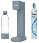 Dafi PUSHAIR Wassers&auml;ule Stahl + CO2 Kartusche + Flasche 0,7