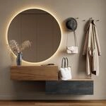 Planetm&ouml;bel Flur M&ouml;bel Garderobe H&auml;ngeschrank 2X 100 cm - Schwarz...