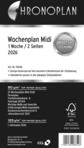 Chronoplan 50546 Kalendereinlage 2026 (Wochenplan Midi (96x172mm) Ersatzkalendarium
